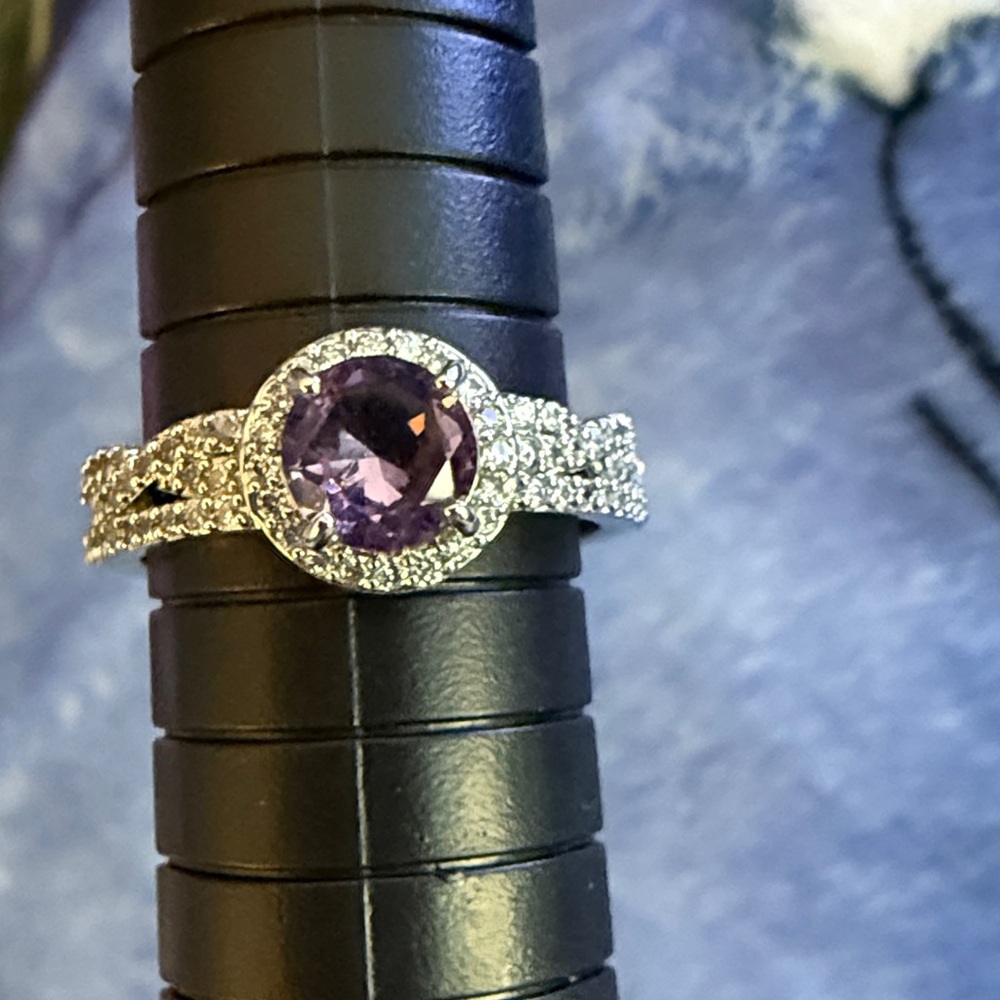 Lab Created Amethyst Ring Size 7